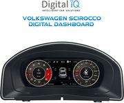 digital iq asc 736 dc 125 digital cluster for vw scirocco mod 2008 2017 photo