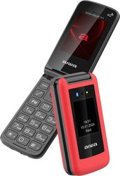 kinito aiwa slim bt clamshell 4g flip style dual sim phone red fp 30 4g rd photo