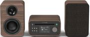 pure classic stereo mini olokliromeno hxosystima me bluetooth coffee brown walnut photo