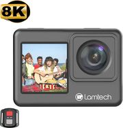 lamtech 8k eis dual screen wifi action camera with remote control black lam981067 photo