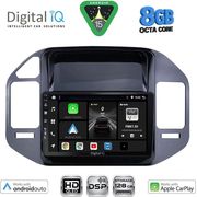 digital iq bxf 7444 cpaa 9inc multimedia tablet for mitsubishi pajero mod 1999 2006 photo