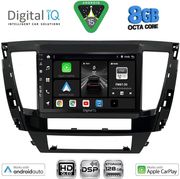digital iq bxf 7447s cpaa 9inc multimedia tablet for mitsubishi pajero sport mod 2020 2026 photo