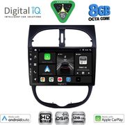 digital iq bxf 7506 cpaa 9inc multimedia tablet for peugeot 206 mod 1998 2006 photo