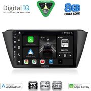digital iq bxf 7582 cpaa 9inc multimedia tablet for skoda fabia mod 2015 2022 photo