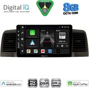 digital iq bxf 7712bl cpaa 9inc multimedia tablet for toyota corolla mod 2001 2006 black photo