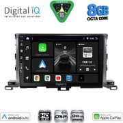 digital iq bxf 7700 cpaa 10inc multimedia tablet for toyota highlander mod 2014 2019 photo