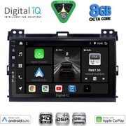 digital iq bxf 7723 cpaa 9inc multimedia tablet for toyota landcruiser mod 2002 2008 photo