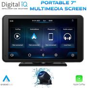 digital iq pna 7000 cpa 7inc portable multimedia carplay android auto photo