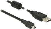 delock usb 20 cable usb a male mini usb b male 2m 84914 photo