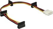 delock 4 pin molex 15 pin sata cable 04m polyxromo 60142 photo