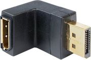 delock adapter displayport male displayport female angled down photo