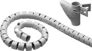 goobay 51922 wiretube spiral 25m grey photo