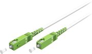 goobay 59594 fibre optic cable ftth sc apc 8� male sc apc 8� male 100m white photo