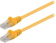 goobay 68610 cat 5e u utp patch cable 025m yellow photo