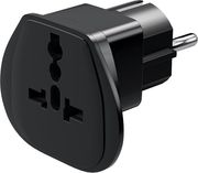 goobay 94028 travel adapter word to europe black photo goobay 94028 travel adapter word to europe black photo