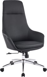 karekla grafeioy bekker hm1835901 mayro pu derma basi xromioy 67x67x126yek photo