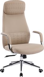 karekla grafeioy sonty hm1835402 mpez pu derma basi xromioy 64x68x125yek photo