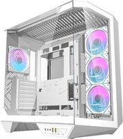 darkflash dy470 computer case white 4 fans gpu holder photo