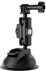 telesin universal suction cup holder with phone holder and action camera mounting te suc 012 photo