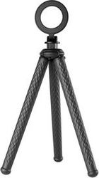 flexible tripod telesin for phones black photo