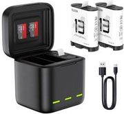 three channel battery charger for gopro hero 13 black telesin s0 bcg 10 tgp photo