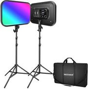 kit neewer rgb168 rgb led two lamps 60w 2500 8500k photo