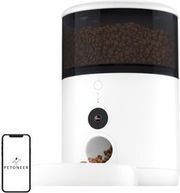 smart pet feeder petoneer nutrivue with stainless steel bowl photo