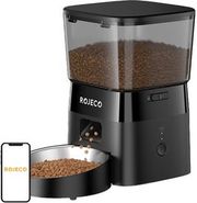 rojeco 2l automatic pet feeder wifi version black photo