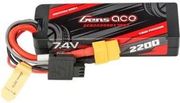 gens ace g tech 2200mah 74v 2s1p 60c grp 76 hardcase lipo battery pack with xt60 plug photo