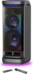 akai dj y9l forito party speaker me bluetooth discoball lights 600w rms 12 subwoofer photo