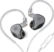 kz dq6 grey with mic iem 35 hbb tuned improved in ear monitor earphones 3dd dynamic photo