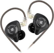 kz edx pro black no mic iem 35 in ear monitor earphones 1dd dynamic hifi bass noise cancelling photo