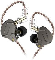 kz zsn pro grey no mic iem 35 in ear monitor earphones dynamic hybrid dual driver 1ba 1dd photo