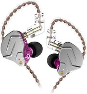 kz zsn pro purple no mic iem 35 in ear monitor earphones dynamic hybrid dual driver 1ba 1dd photo