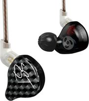 kz zst black no mic iem 35 in ear monitor earphones dynamic hybrid dual driver 1ba 1dd photo