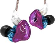 kz zst purple no mic iem 35 in ear monitor earphones dynamic hybrid dual driver 1ba 1dd photo