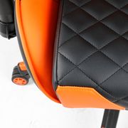 gembird gaming pvc leather chair with pillows black orange gc 03 bo photo gembird gaming pvc leather chair with pillows black orange gc 03 bo photo