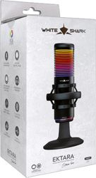 white shark touch control microphone dsm 07 rgb light black ektara photo