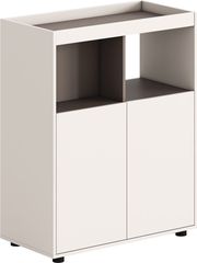 ntoylapi bibliothiki newline hm18284 melamini krem anoixto kafe 80x40x100yek photo