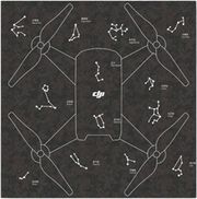 dji robomaster tt luminescent flight map photo