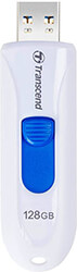 transcend jetflash 790 128gb usb 32 gen 1 31 gen 1 flash drive white ts128gjf790w photo