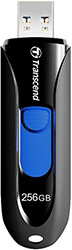 transcend jetflash 790 256gb usb 32 gen 1 31 gen 1 flash drive black ts256gjf790k photo