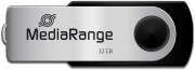 mediarange mr911 32gb usb 20 flash drive black silver photo