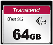 transcend ts64gcfx602 cfx602 64gb cfast 20 compact flash mlc nand photo