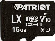 patriot psf16glx1mch lx series 16gb micro sdhc uhs 1 v10 class 10 with sd adapter photo