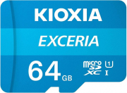 kioxia lmex1l064gg2 exceria 64gb micro sdxc uhs i u1 with adapter photo