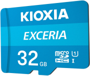kioxia lmex1l032gg2 exceria 32gb micro sdhc uhs i u1 with adapter photo