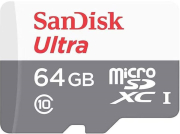 sandisk sdsqunr 064g gn6ta ultra 64gb micro sdxc uhs i class 10 sd adapter photo