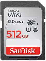 sandisk sdsdun4 512g gn6in ultra 512gb sdxc uhs i u1 class 10 photo