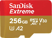 sandisk sdsqxav 256g gn6ma extreme 256gb micro sdxc uhs i card u3 v30 a2 class 10 photo